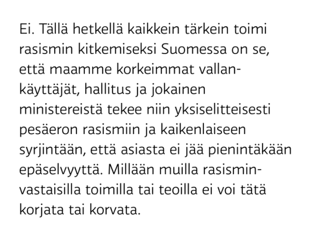 sdp vastaus